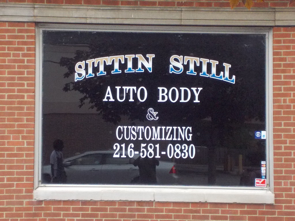 Window signs in Beachwood